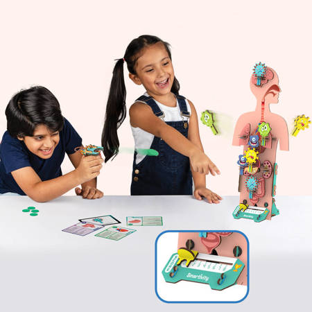 Smartivity Wooden Mechanical 3D Puzzle - Germ Slayer