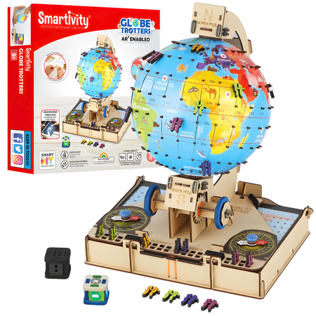 Smartivity Wooden Mechanical 3D Puzzle - Globe