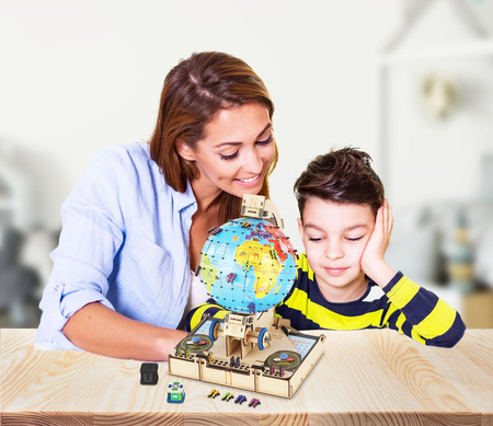 Smartivity Wooden Mechanical 3D Puzzle - Globe