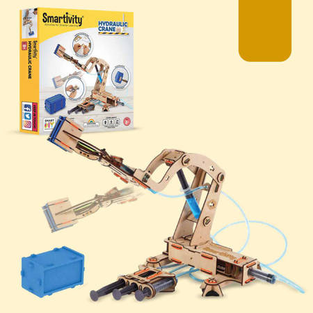 Smartivity Wooden Mechanical 3D Puzzle - Hydraulic Crane