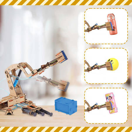 Smartivity Wooden Mechanical 3D Puzzle - Hydraulic Crane