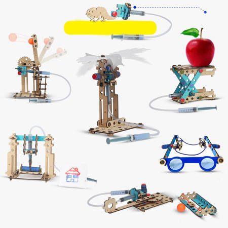 Smartivity Wooden Mechanical 3D Puzzle - Hydraulic Experiments