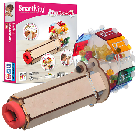 Smartivity Wooden Mechanical 3D Puzzle - Kaleidoscope