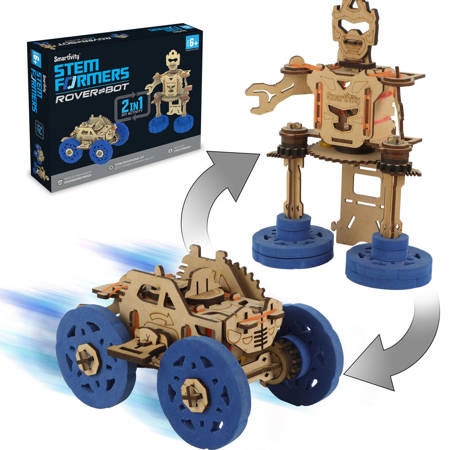 Smartivity Wooden Mechanical 3D Puzzle - Robot Wanderer