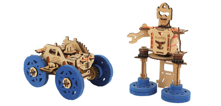 Smartivity Wooden Mechanical 3D Puzzle - Robot Wanderer