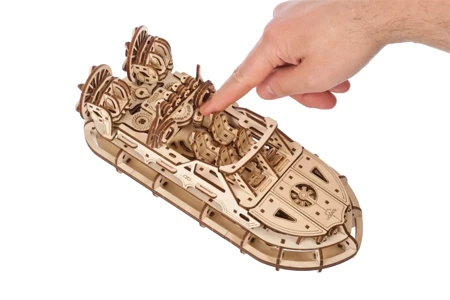 UGEARS Składany Drewniany Model 3D - Poduszkowiec ratunkowy