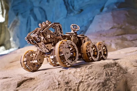 UGEARS Składany Drewniany Model 3D - Załogowy Łazik Marsjański