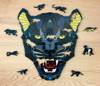 EWA Wooden 2D Puzzle - Panther Puzzle