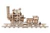 EWA Wooden 3D Puzzle - Steam Locomotive