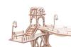 Mr.Playwood Wooden 3D Puzzle - Drawbridge