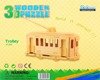 ROBOTIME 3D Wooden Puzzle - Tramway