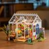 ROBOTIME Foldable 3D DIY LED Wooden Model - Dream Garden House