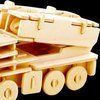 ROBOTIME Wooden 3D Puzzle - Combat Vehicle with Rockets