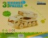 ROBOTIME Wooden 3D Puzzle - Combat Vehicle with Rockets