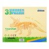 ROBOTIME Wooden 3D Puzzle - Dinosaur Triceratops