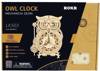 ROBOTIME Wooden 3D Puzzle - Owl Clock