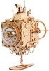 ROBOTIME Wooden 3D Puzzle - Steampunk Underwater Boat Poser