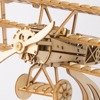 ROBOTIME Wooden 3D Puzzle - Tri-plane Airplane