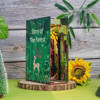 Tonecheer Składany Drewniany Model 3D LED - Book Nook Story of The Forest