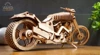 UGEARS Folding Wooden 3D Mechanical Model - Motorcycle VM-02