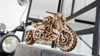 UGEARS Składany Drewniany Model 3D - Scrambler UGR-10 z bocznym wózkiem