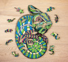 EWA Wooden 2D Puzzle - Chameleon Puzzle