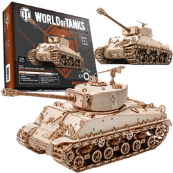 Little Story Drewniane Puzzle Model 3D - M4A3E8 Sherman