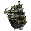 Piececool Puzzle Metalowe Model 3D - Statek Zemsta Królowej Anny