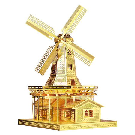 Piececool Puzzle Metal 3D Model - Dutch Windmill