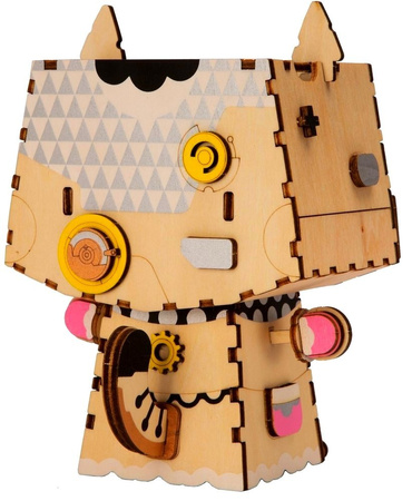 ROBOTIME 3D Wooden Puzzle - Flower Pot Cat