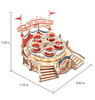 ROBOTIME Drewniane Puzzle 3D - Pozytywka Obrotowe Filiżanki