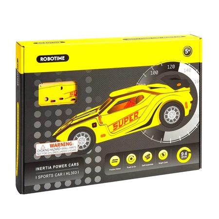 ROBOTIME 3D Wooden Puzzle - Moving Sports Car