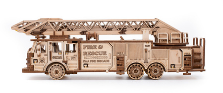 EWA Wooden 3D Puzzle - Fire Truck