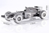 Piececool Puzzle Metalowe Model 3D - Wyścigówka