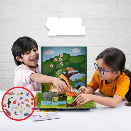 Smartivity Wooden Mechanical 3D Puzzle - Jungle Explorers