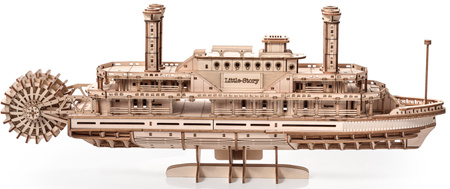 Little Story Drewniane Puzzle Model 3D - Parowiec