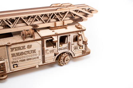 EWA Wooden 3D Puzzle - Fire Truck