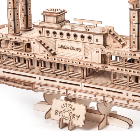 Little Story Wooden Model 3D Puzzles DIY - Yankee Chopper