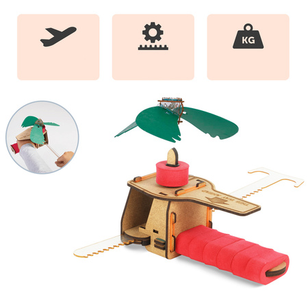 Smartivity Wooden Mechanical 3D Puzzle - Flying Machine