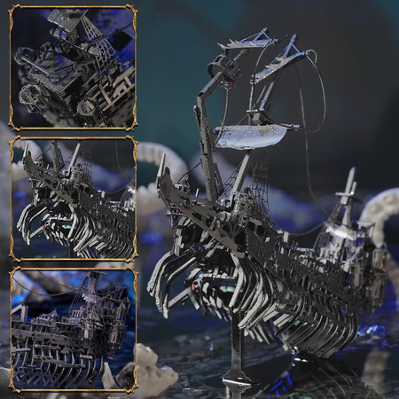 Piececool Puzzle Metalowe Model 3D - Statek Głębinowy Duch