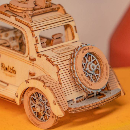 ROBOTIME 3D Wooden Puzzle - Antique Car