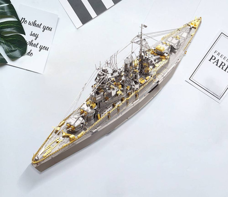 Piececool Puzzle Metalowe Model 3D - Statek Bojowy Nagato