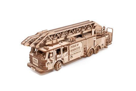 EWA Wooden 3D Puzzle - Fire Truck