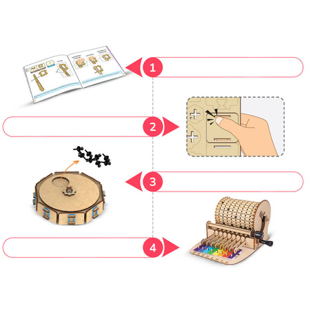 Smartivity Wooden Mechanical 3D Puzzle - Music Machine Xylophone