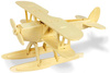 ROBOTIME Wooden 3D Puzzle - Biplane Airplane