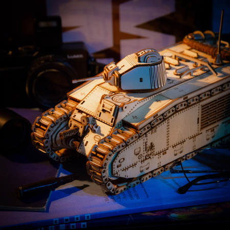 Little Story Wooden Model 3D Puzzle - Tank Char B1