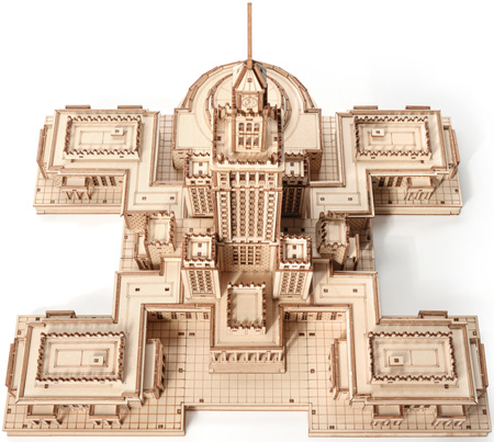 Little Story Wooden Model 3D Puzzles DIY - Yankee Chopper