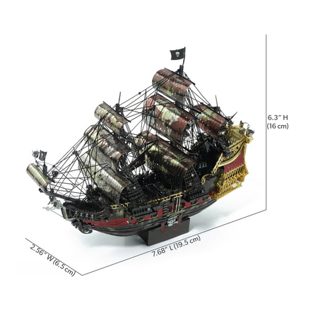 Piececool Metal Puzzle 3D Model - Queen Anne's Revenge Ship