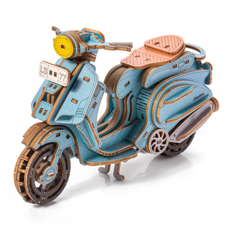 Little Story Drewniane Puzzle Model 3D - Skuter Sting