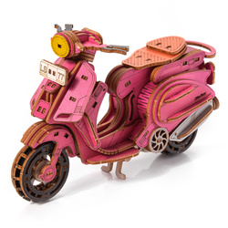 Little Story Wooden Model 3D Puzzles DIY - Sting Scooter